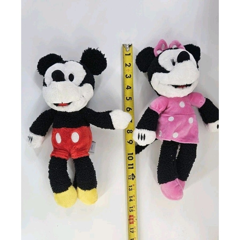 Vtg Lot Mickey & Minnie Mouse 13" Fleece Plush Gotta Get Gund Disney Store *see - Picture 11 of 11